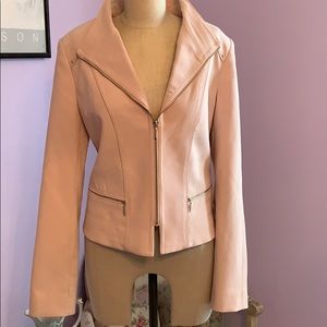 White house black market front zip Moto jacket